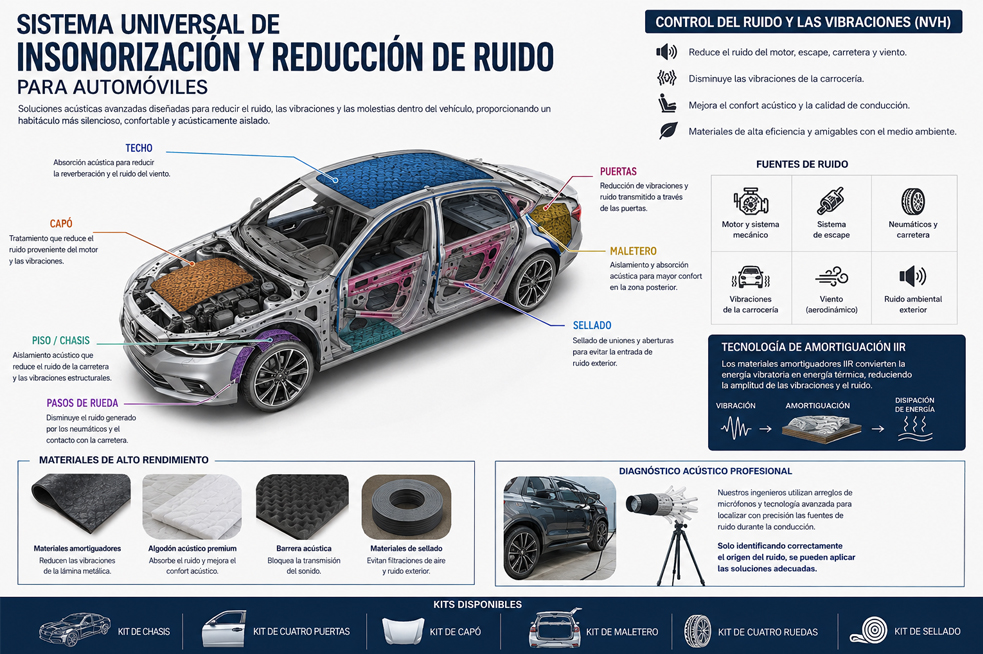 Sistema de insonorización para automóviles — imagen 2